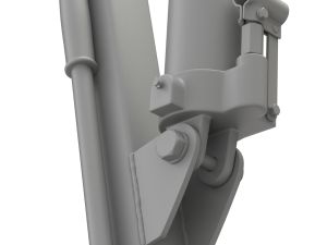 Foldable Workshop Crane 3D-Modell