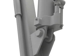 Foldable Workshop Crane 3D Model