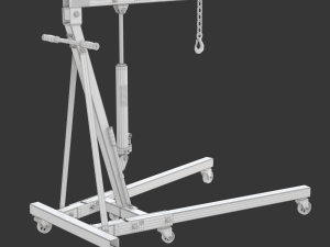 Foldable Workshop Crane 3D-Modell