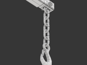 Foldable Workshop Crane 3D-Modell