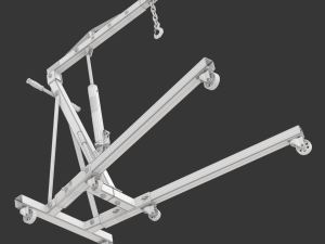 Foldable Workshop Crane 3D-Modell
