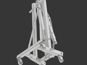 Foldable Workshop Crane 3D-Modell