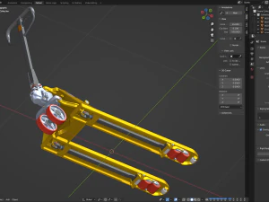 Pallet Jack 3D Model