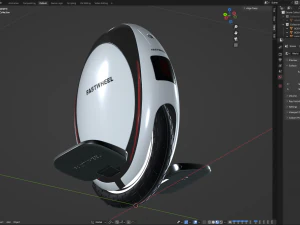 Unicycle 3D Model