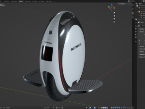 Unicycle 3D Model
