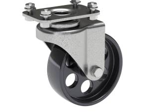 Set of Caster Wheels 3D Model