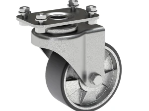 Set of Caster Wheels 3D Model