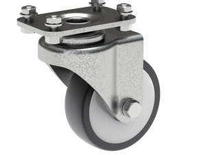 Set of Caster Wheels 3D Model