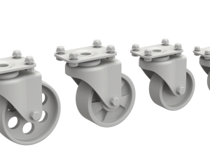 Set of Caster Wheels 3D मॉडल