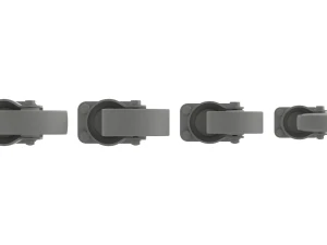 Set of Caster Wheels 3D Model