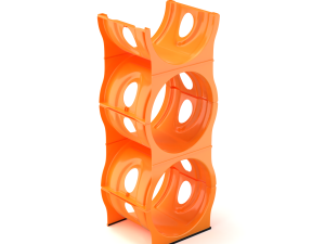 Water Cooler Bottle Rack 3D मॉडल
