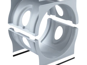 Water Cooler Bottle Rack 3D Model