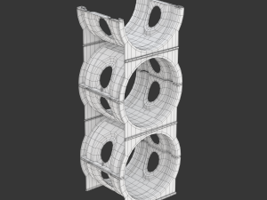Water Cooler Bottle Rack 3D मॉडल
