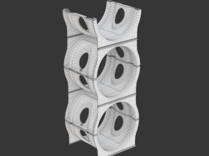 Water Cooler Bottle Rack 3D मॉडल