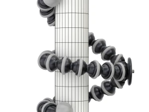 Rigged Gorillapod Tripod for DSLR Camera 3D Model