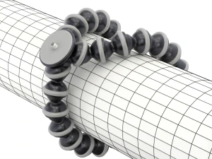 Rigged Gorillapod Tripod for DSLR Camera 3D Model