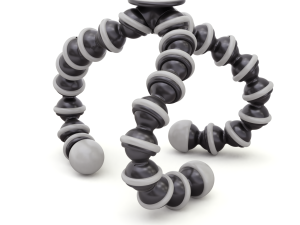 Rigged Gorillapod Tripod for DSLR Camera Model 3D