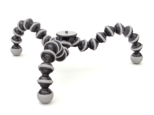 Rigged Gorillapod Tripod for DSLR Camera Model 3D