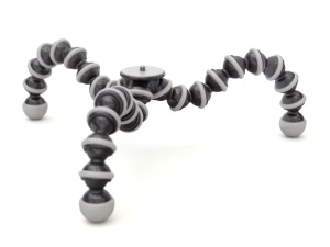 Rigged Gorillapod Tripod for DSLR Camera 3D Model