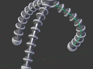 Rigged Gorillapod Tripod for DSLR Camera 3D Model
