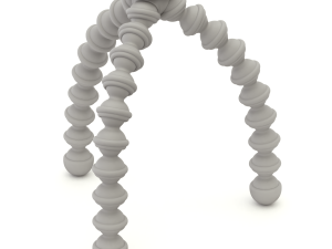 Rigged Gorillapod Tripod for DSLR Camera Model 3D