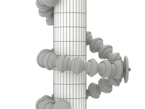 Rigged Gorillapod Tripod for DSLR Camera 3D Model