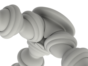 Rigged Gorillapod Tripod for DSLR Camera Model 3D