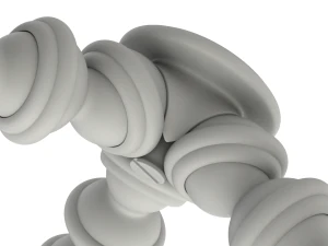 Rigged Gorillapod Tripod for DSLR Camera 3D Model
