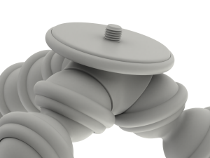 Rigged Gorillapod Tripod for DSLR Camera Model 3D