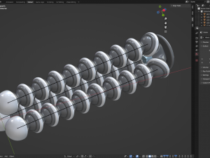 Rigged Gorillapod Tripod for DSLR Camera Model 3D