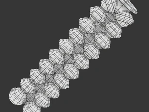 Rigged Gorillapod Tripod for DSLR Camera 3D Model