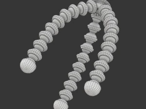 Rigged Gorillapod Tripod for DSLR Camera 3D Model