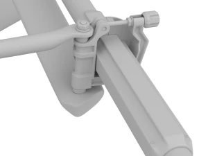 Eight Men Rowing Boat 3D Model
