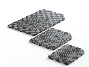 Standard Micro and Nano SIM Cards 3D Модель