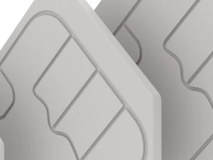Standard Micro and Nano SIM Cards 3D Model