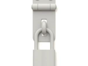 Latch with Padlock 3D Model