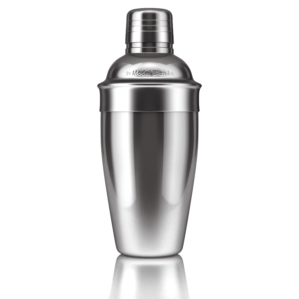 Cocktail Shaker 3D Model .c4d .max .obj .3ds .fbx .stl .blend 