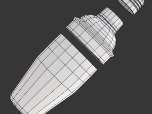 Cocktail Shaker Modello 3D