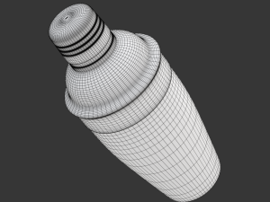 Cocktail Shaker Modello 3D