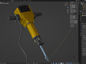 Jackhammer 3D मॉडल