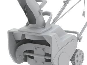 Electric Snow Blower Modèle 3D