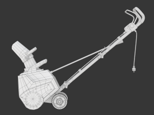 Electric Snow Blower Modèle 3D