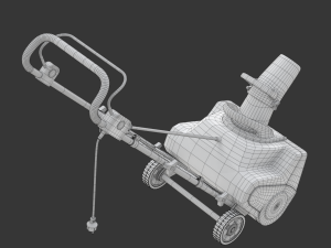 Electric Snow Blower Modèle 3D