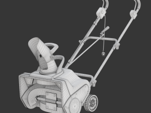Electric Snow Blower Modèle 3D