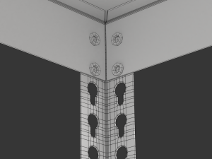 Storage Boxes with Metal Rack Modelo 3D