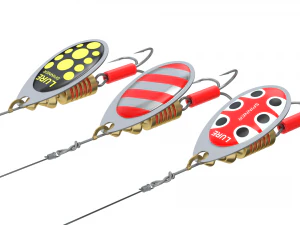 Animierter Angelspinner 3D Modell