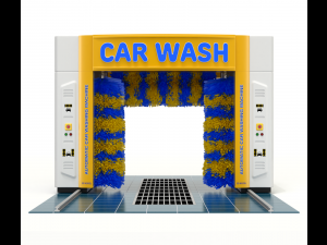 Automatic Car Washing Machine 3D Model