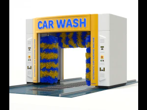 स्वचालित कार वॉशिंग मशीन 3D मॉडल