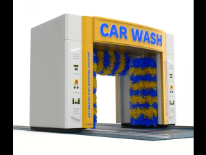 स्वचालित कार वॉशिंग मशीन 3D मॉडल