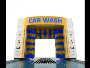 स्वचालित कार वॉशिंग मशीन 3D मॉडल